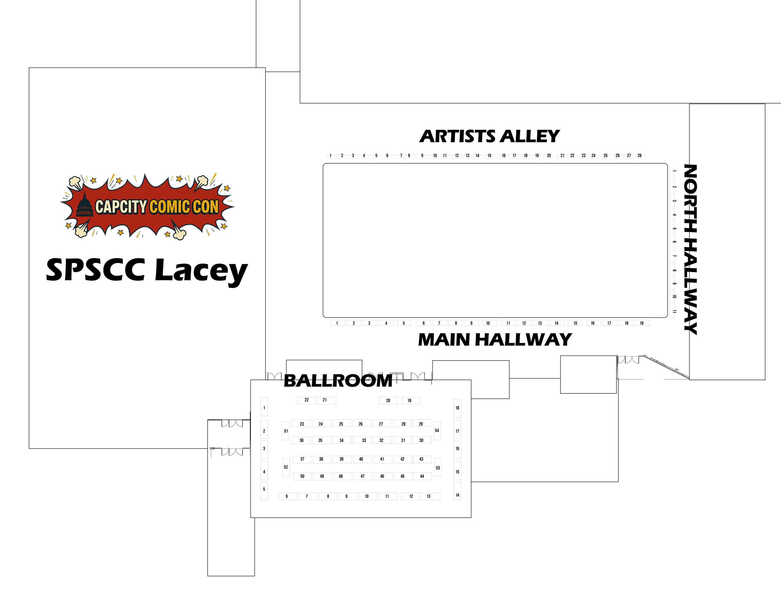 Lacey SPSCC Table Numbers